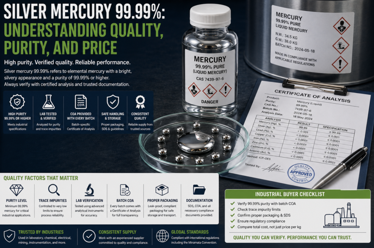 Silver Mercury 99.99