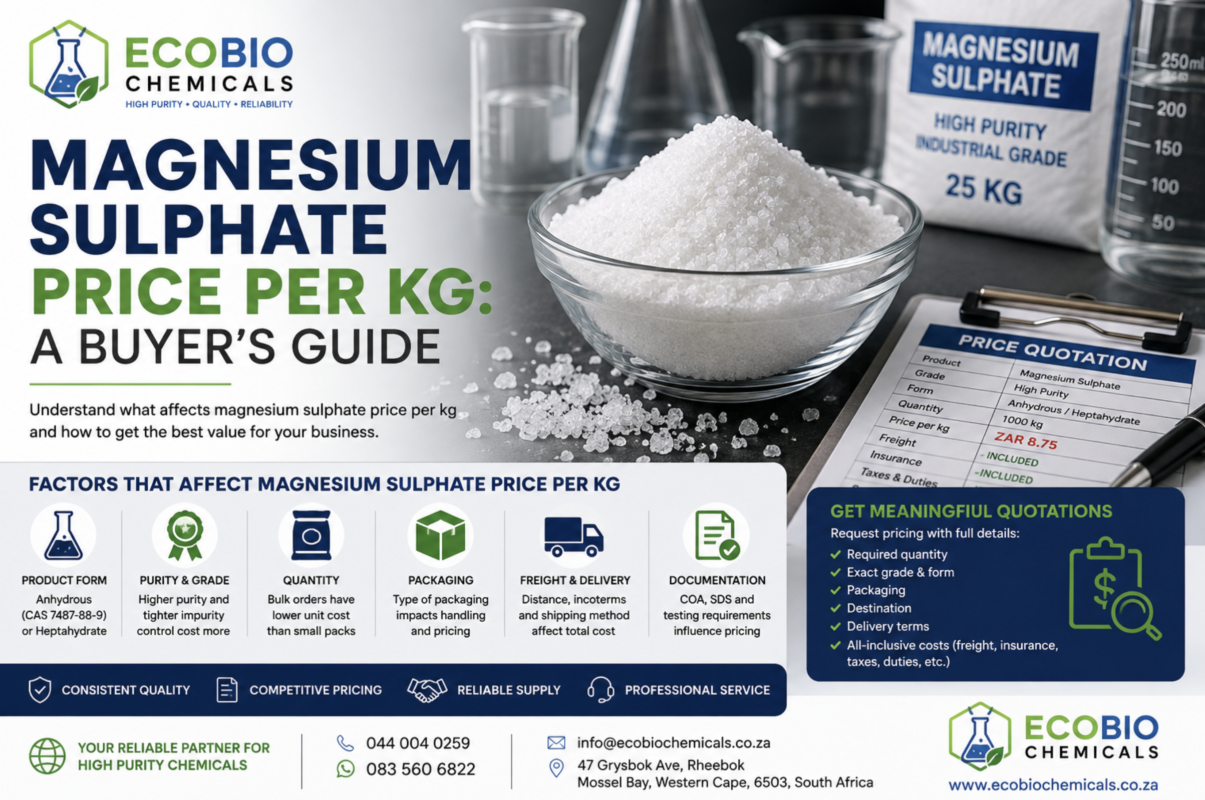magnesium sulphate price per kg